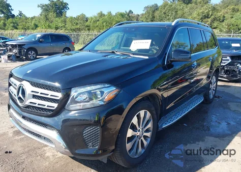 2017 Mercedes-Benz Gls 450 4Matic z USA, uszkodzony, nr VIN 4JGDF6EE5HA832894